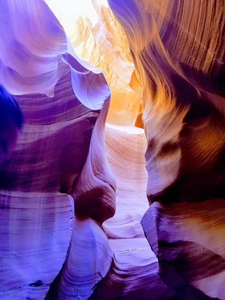 Esplorare Bellissimo Antelope Canyon Arizona Usa — Foto Stock