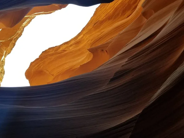 Utforska Vackra Antelope Canyon Arizona Usa — Stockfoto