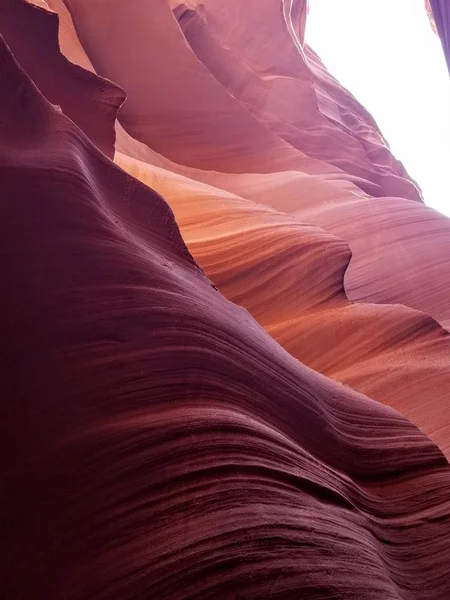 Explorando Hermoso Antelope Canyon Arizona — Foto de Stock