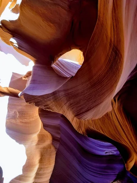 Het Verkennen Van Prachtige Antelope Canyon Arizona Usa — Stockfoto