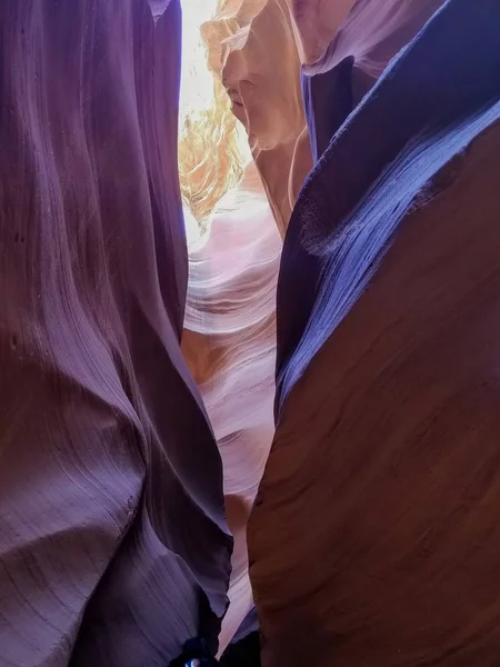 Esplorare Bellissimo Antelope Canyon Arizona Usa — Foto Stock