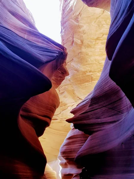 Feltárása Gyönyörű Antilop Canyon Arizona Usa — Stock Fotó