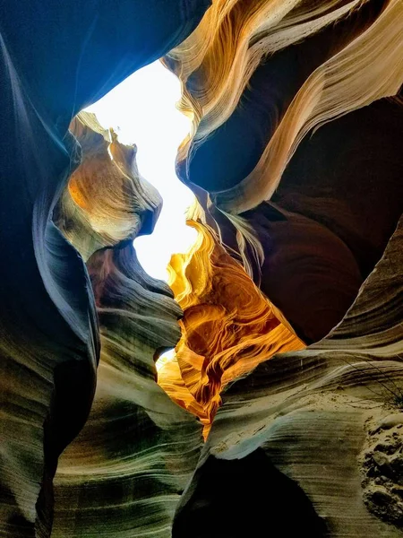 Esplorare Bellissimo Antelope Canyon Arizona Usa — Foto Stock