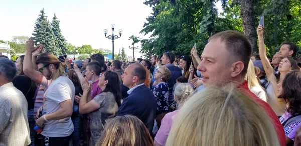 Ukrayna Devlet Başkanı Volodymyr Zelensky Kiev Ukrayna'nın açılışı 20.05.2019
