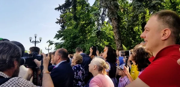 Ukrayna Devlet Başkanı Volodymyr Zelensky Kiev Ukrayna'nın açılışı 20.05.2019