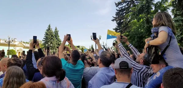 Ukrayna Devlet Başkanı Volodymyr Zelensky Kiev Ukrayna'nın açılışı 20.05.2019
