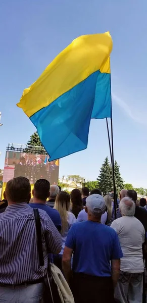 Ukrayna Devlet Başkanı Volodymyr Zelensky Kiev Ukrayna'nın açılışı 20.05.2019