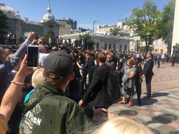 Ukrayna Devlet Başkanı Volodymyr Zelensky Kiev Ukrayna'nın açılışı 20.05.2019