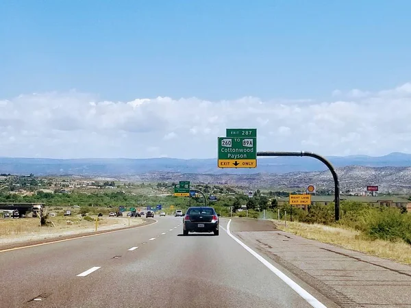 Arizona ABD yolu ile peyzaj