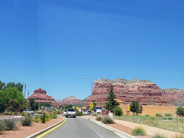 Arizona ABD yolu ile peyzaj