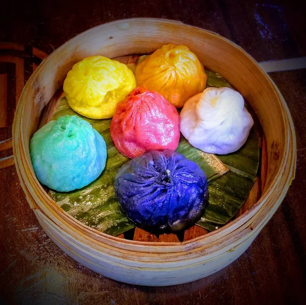 lezzetli etnik buğulanmış dim sum köfte 