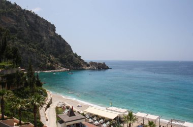 doğal ve güzel deniz manzaralı Körfezi kıyı şeridi ile