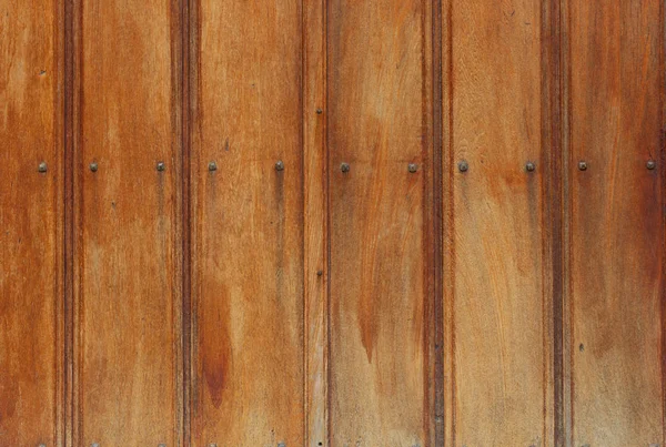 Viejos tablones de madera roscados marrones como fondo — Foto de Stock