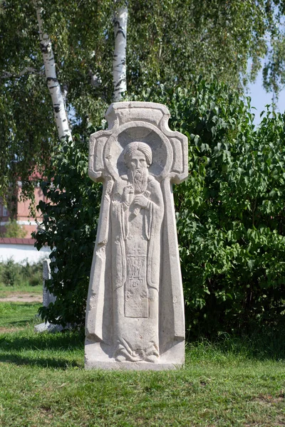 Sviyazhsk, Tartaristán / Rusia - 22 de agosto de 2019: cementerio en la isla — Foto de Stock