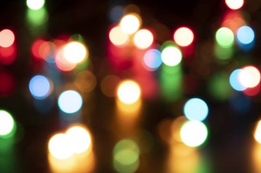 Işığın soyut bokeh arkaplanı.