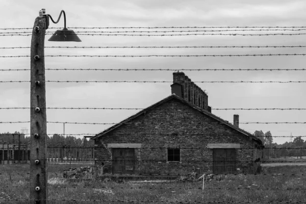 Light Barrack Auschwitz Birkenau Oswiecem Polska — Zdjęcie stockowe