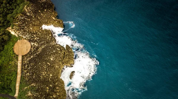 Nusa Dua Coast Indonesia Bali Beautiful Public Place Swimming Pool — Stock Photo, Image