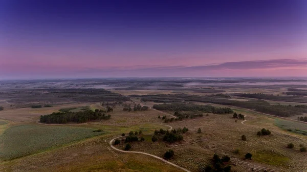 Ukrainian Beautiful Landscape Aerial View — Stock Photo, Image