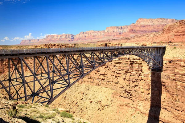 bridge over canyon, desert landscape, USA