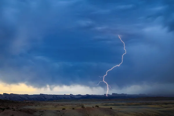 lightning in the sky of Heber Valley, Utah, USA
