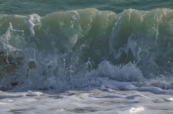 Olas Mar Verdes Azules Playa Granadina Herradura Nincs Magyar Neve — Stock Fotó