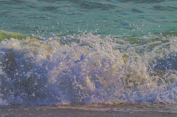 Olas Mar Verdes Azules Playa Granadina Herradura — Stockfoto