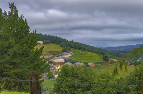 Paisaje Pueblo Lugo Galicia — Foto de Stock