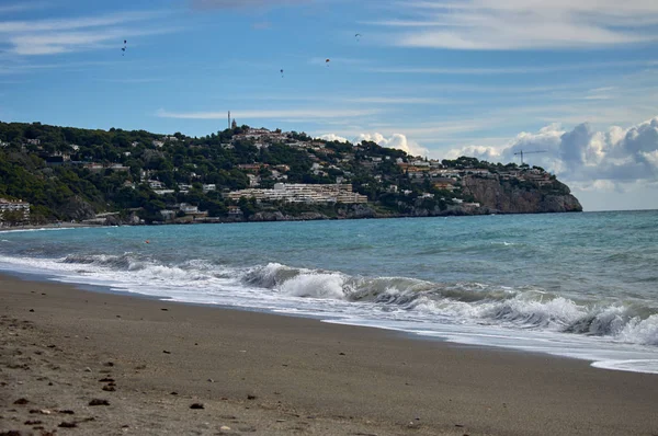 Mar Olas Playa Surf Olas Agua Bosque Oceano Olas Vector — Photo