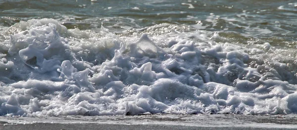 Vagues Plage Fer Cheval Granada Andalucia Espagne — Photo