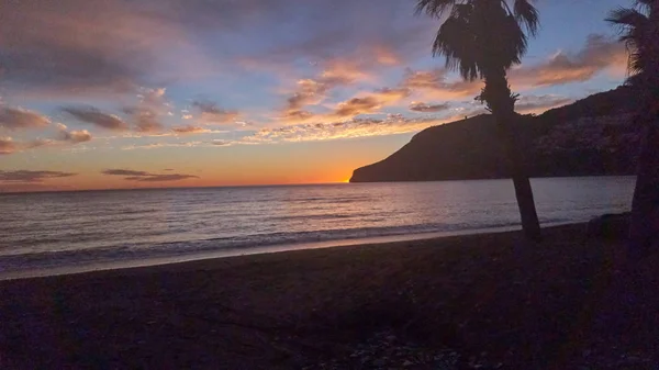 Nachmittag Strand Der Hufeisengoldenen Stunde — Stockfoto