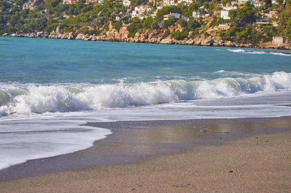 Svälla Stranden Byn Hästsko — Stockfoto