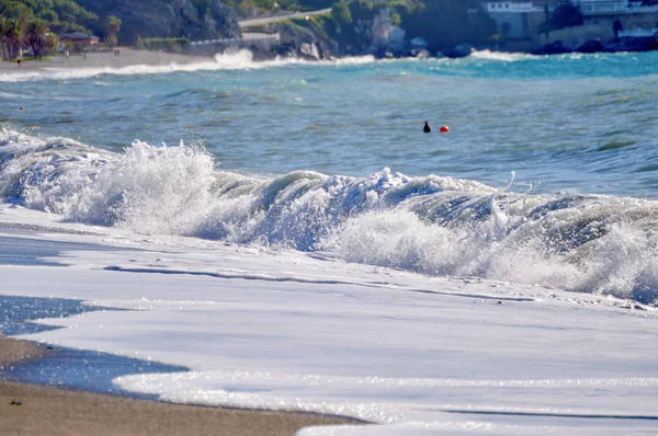 at nalı köy sahilde dalgalar