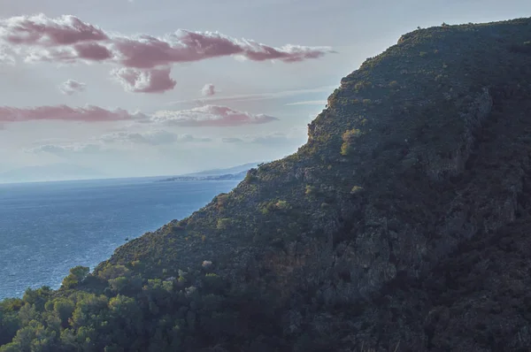 Sunset Wandeling Door Bergen Van Het Vet Van Cerro Kijken — Stockfoto