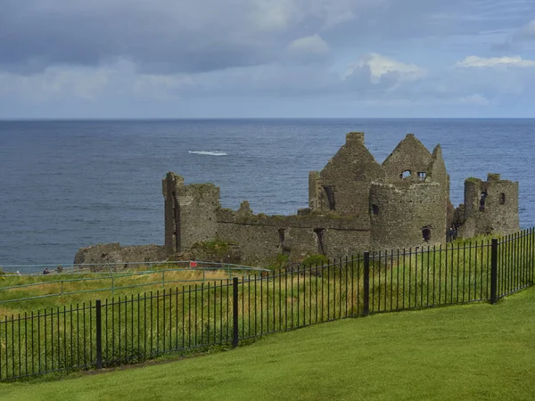 Castello Dunluce Dei Mulini Boscaglie Irlandesi — Foto Stock