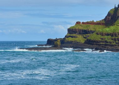 İrlanda güneşli bir gün güzel bir manzara