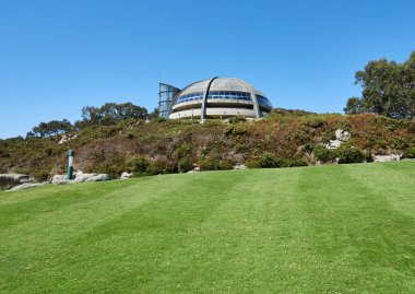 La Corua Galicia ve Gözlemevi 'ndeki San Pedro Parkı' ndan panoramik manzara