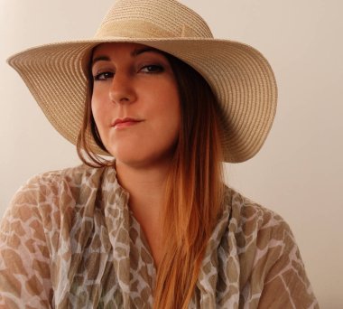 Texas erkek hasır şapkalı