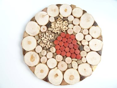 Ahşap sanat el yapımı dekorasyon