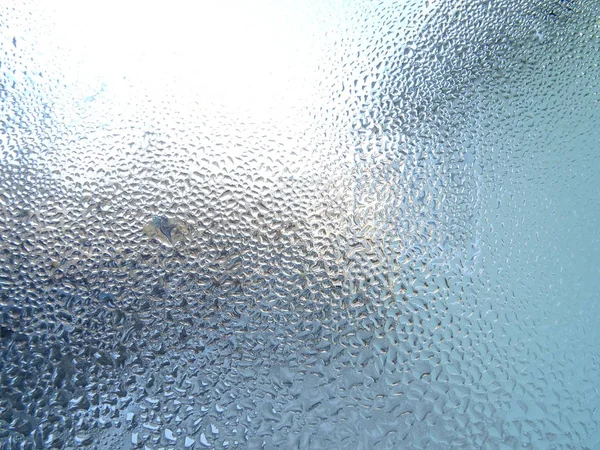 Wasser Tropft Auf Ein Fenster — Stockfoto