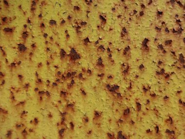 Paslı sarı çelik arka plan