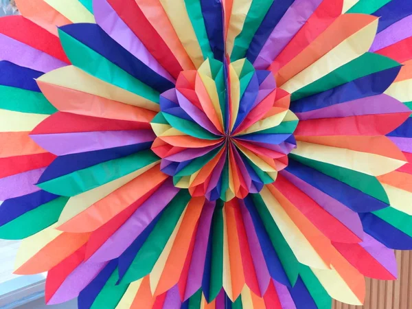 Abstract Colorful Paper Shape — Stock Photo, Image