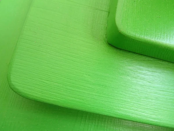 Simple Green Painted Wood