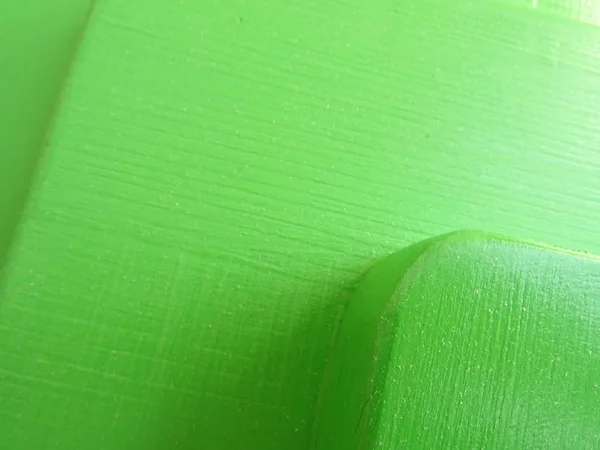 Simple Green Painted Wood