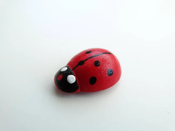 Small Isolated Decorative Ladybird — Stock Photo, Image