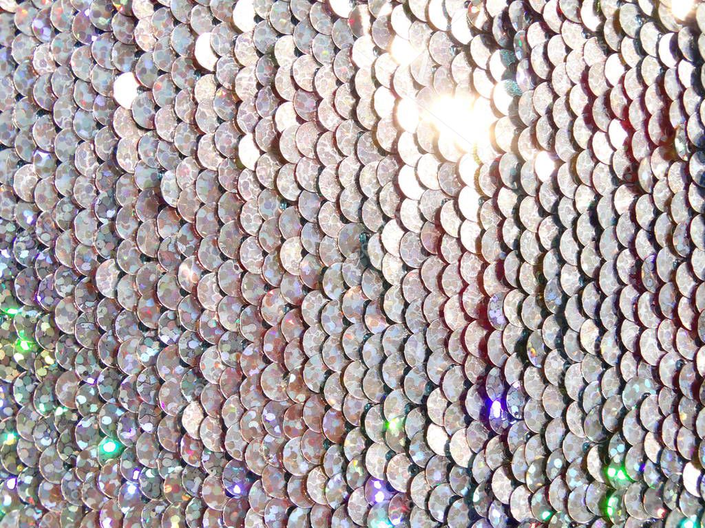Shiny Colorful Background made of Sequins