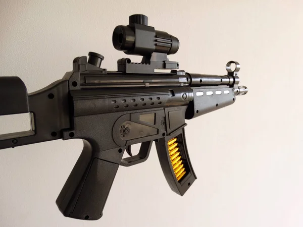 Isolated Machine Gun Toy