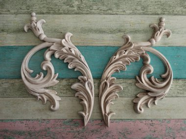 Mimari çiçek kalıp süsleme