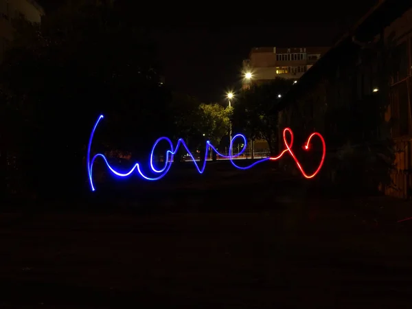 Love Night Lightpainting Photography