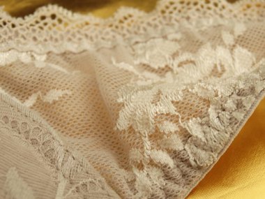 Bej lüks iç çamaşırı dantel