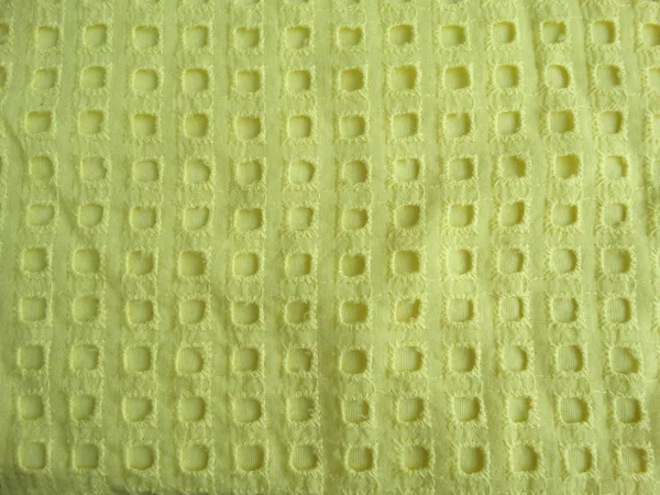 Yellow Cloth Holes — Stock Photo, Image